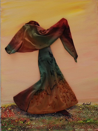 Tableau # 11-64   12"x 16" Acrylic  Sold