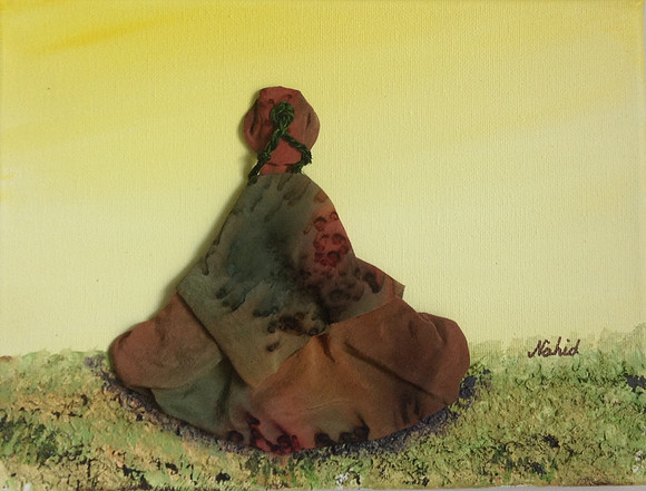 Tableau # 11-61 9"x12"Acrylic