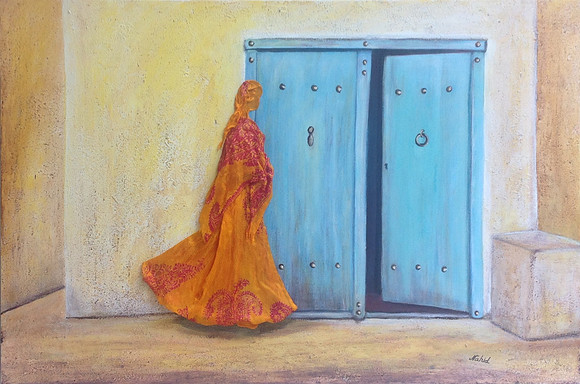 Tableau #10-76  24"x36" Acrylic On Canvas Sold