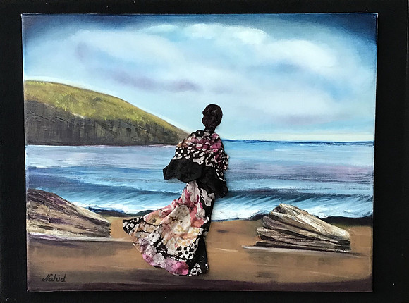 Tableau # 10-96  oil on canvas , 18”x24” frame