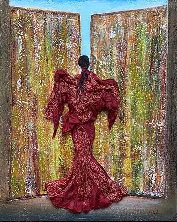 Tableau #10-75 acrylic on canvas 24”x30"