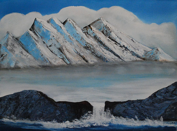 # 10-86 Oil On Canvas 18"x24"