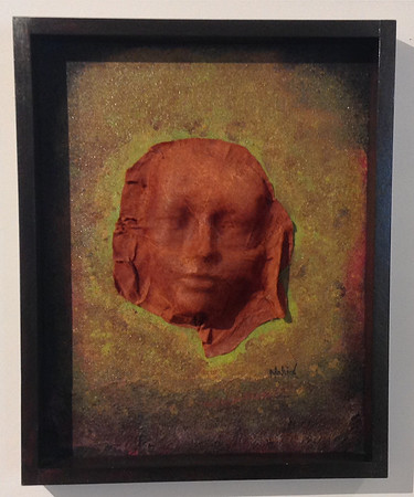 Tableau #9-59.    16"x20". Bark cloth $500